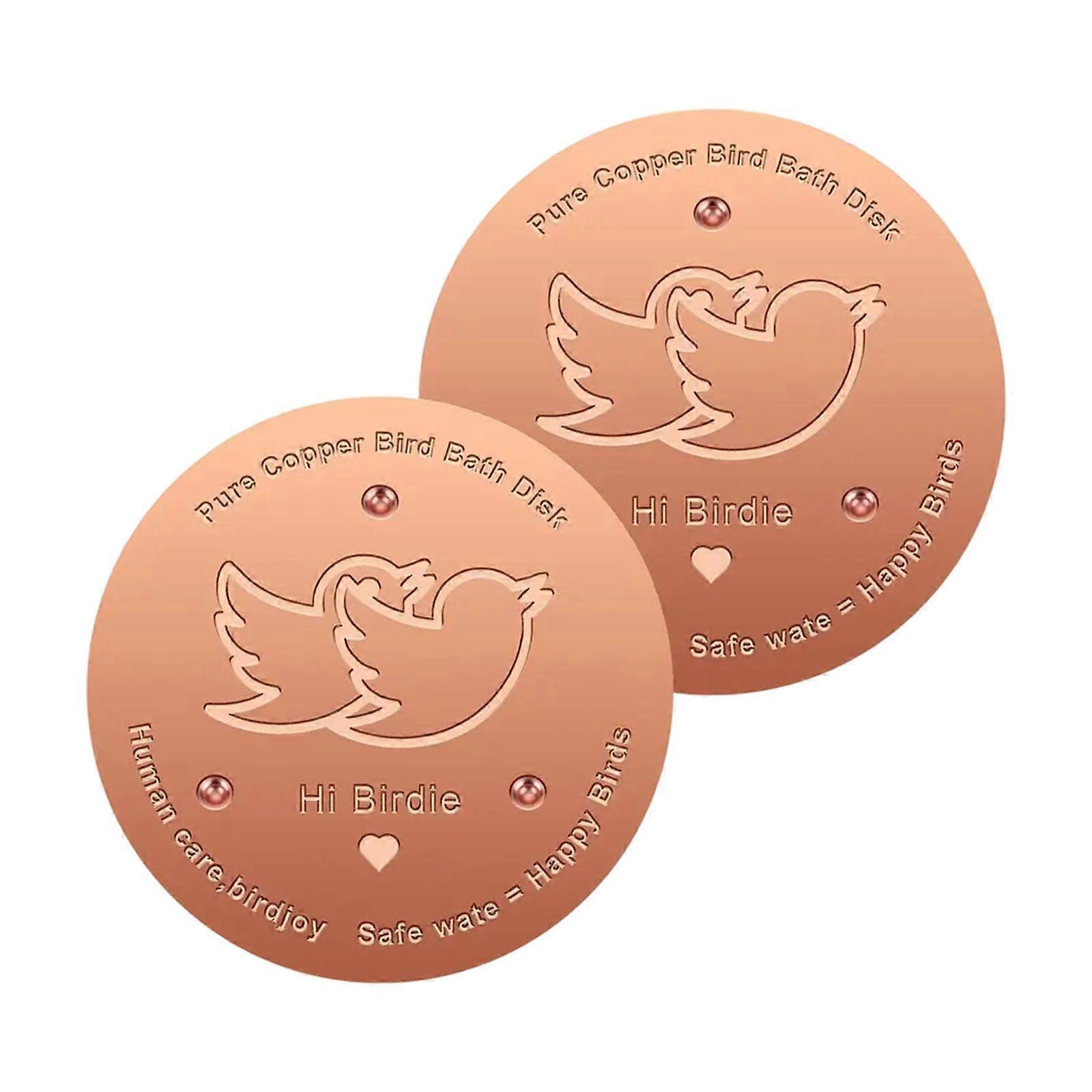 Coppers Cleaning Plate For Birdbaths Eliminates Frequent Maintenance Saves 120 Minutes Monthly Multicolor