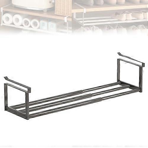 Extendable Shoe Rack Adjustable SpaceSaving Shelf for Closet Under Cabinet Storage (1pc)