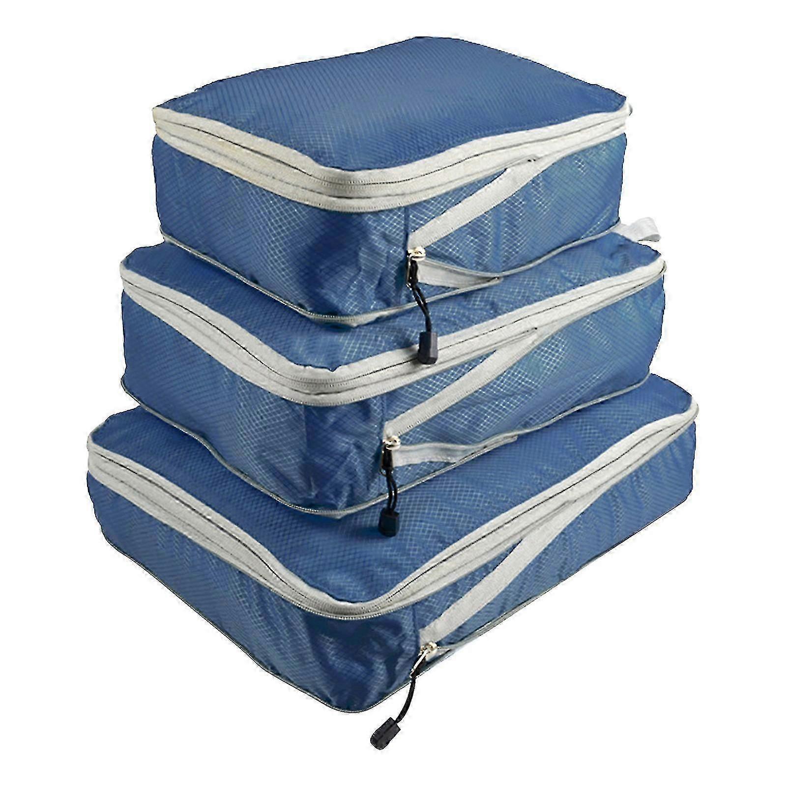 3pcs/set With Compression Wear Resistant Nylon For Suitcase Packing Cube Holiday