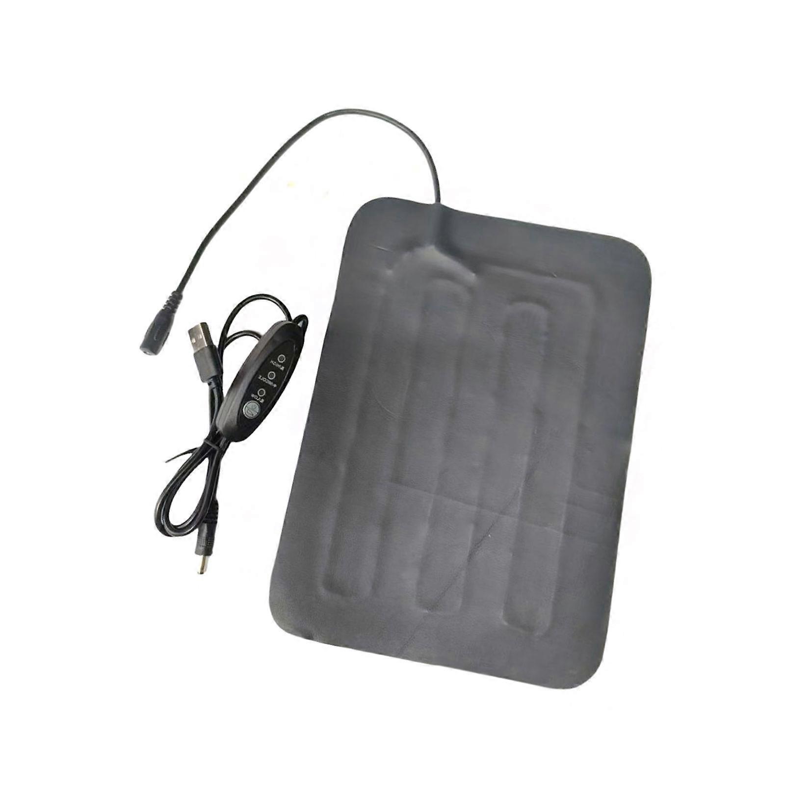 Reptiles Habitat Heating Mats with 3 Temperature Option USB Powered Foldable for Indoor Plant and Seedling Multicolor