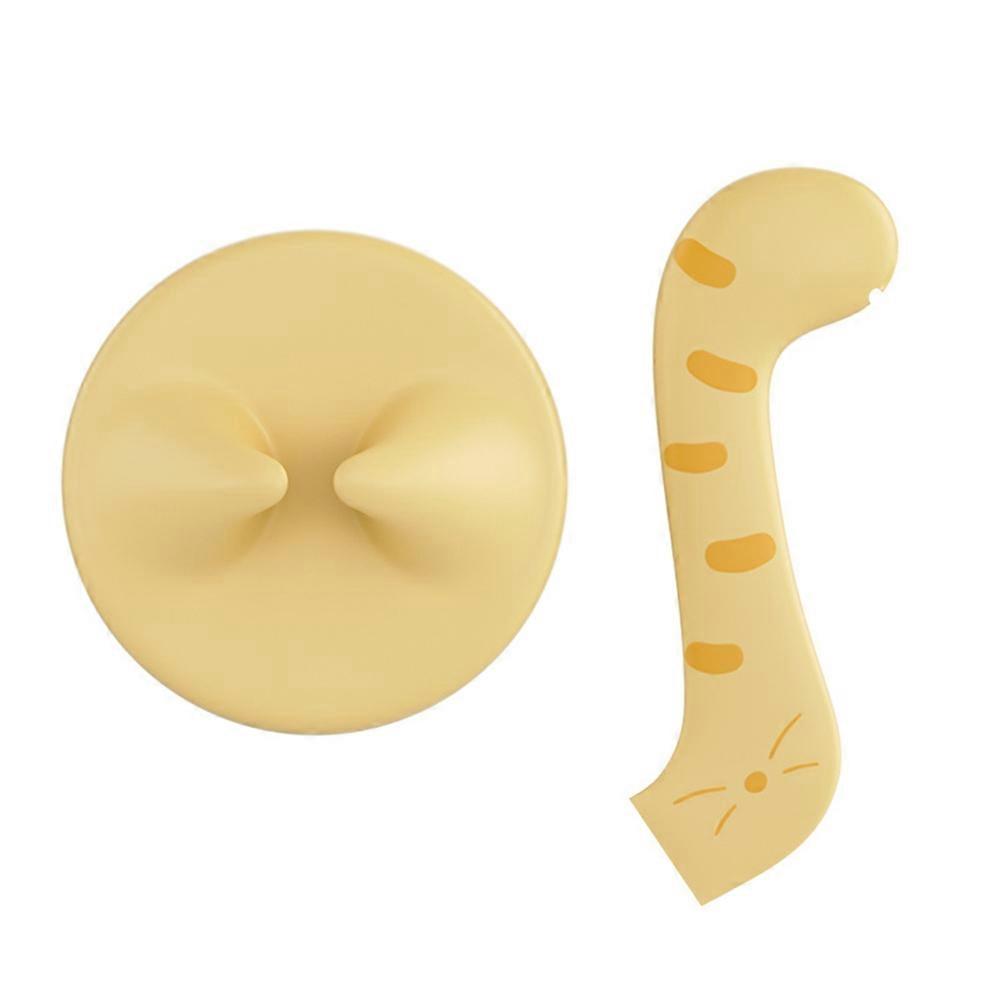 Pet Spoon and Can Opener-Multifunctional Silicone Tool,Sealing Lid and Food Storage, Ideal for Cat and Dog Accessories A