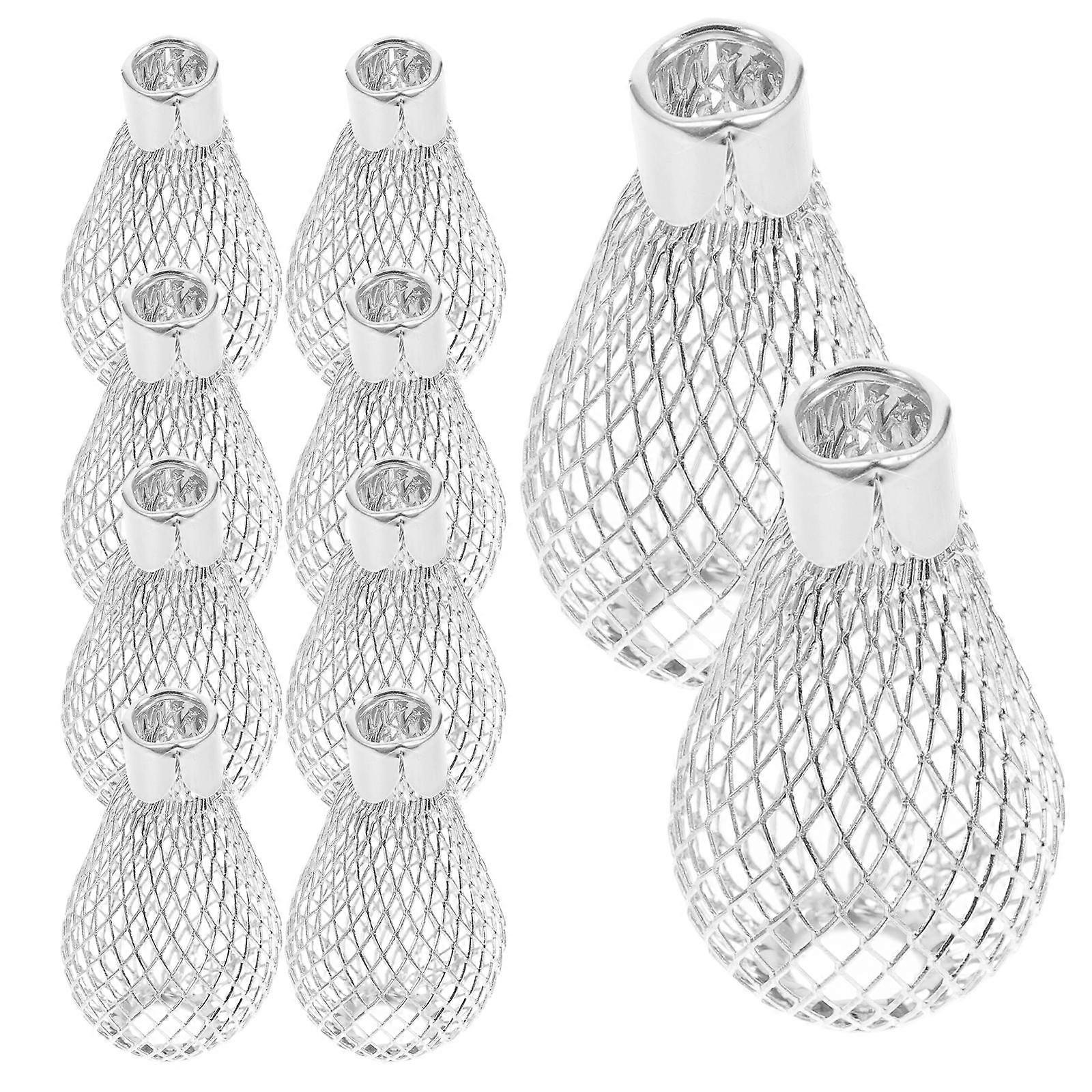 Lampeskjermdekorasjon metallbeskyttelse lysdeksel for 20 stk. mini julelampeskjermer