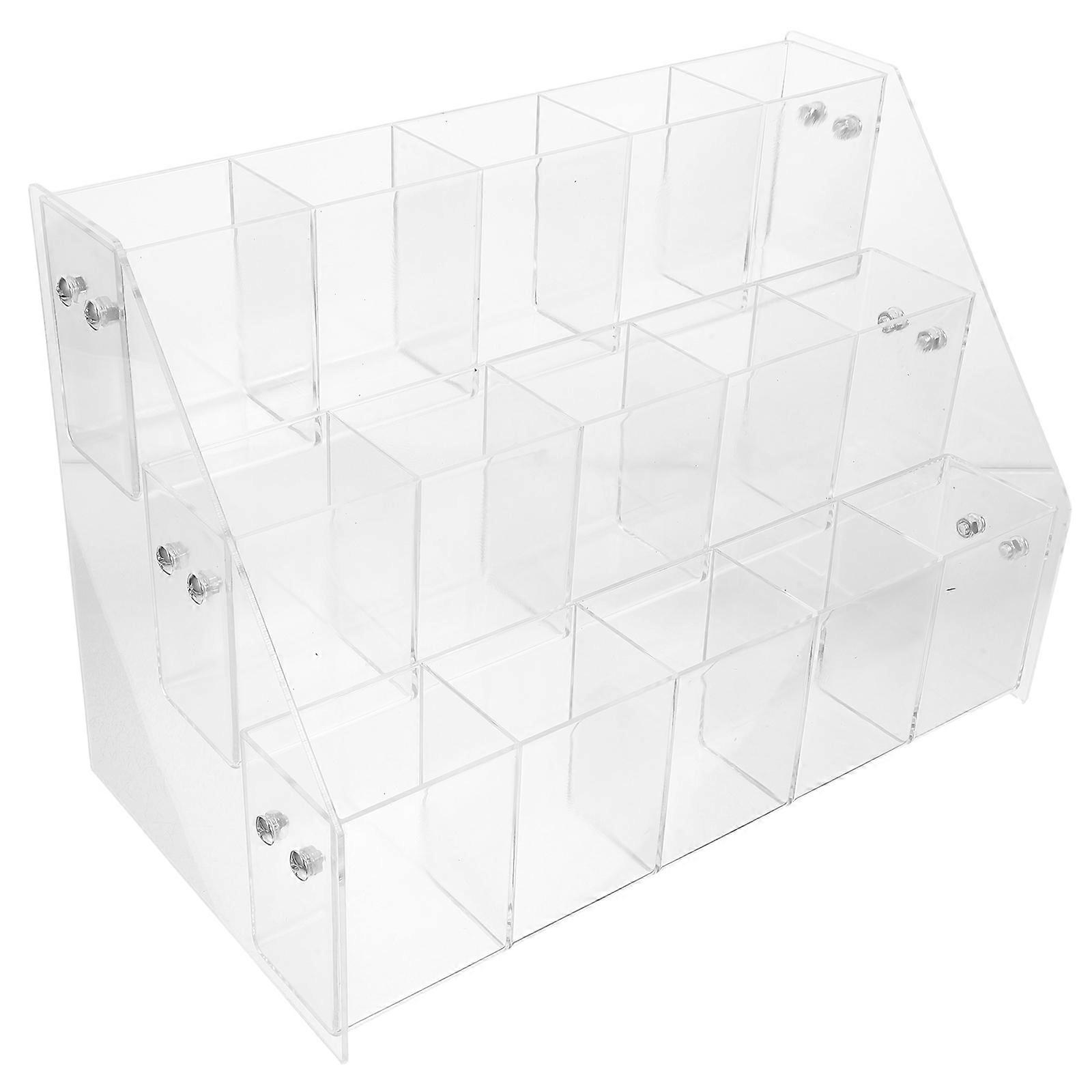 Acrylic Pen Display Stand for Storage Transparent Desk Organizer