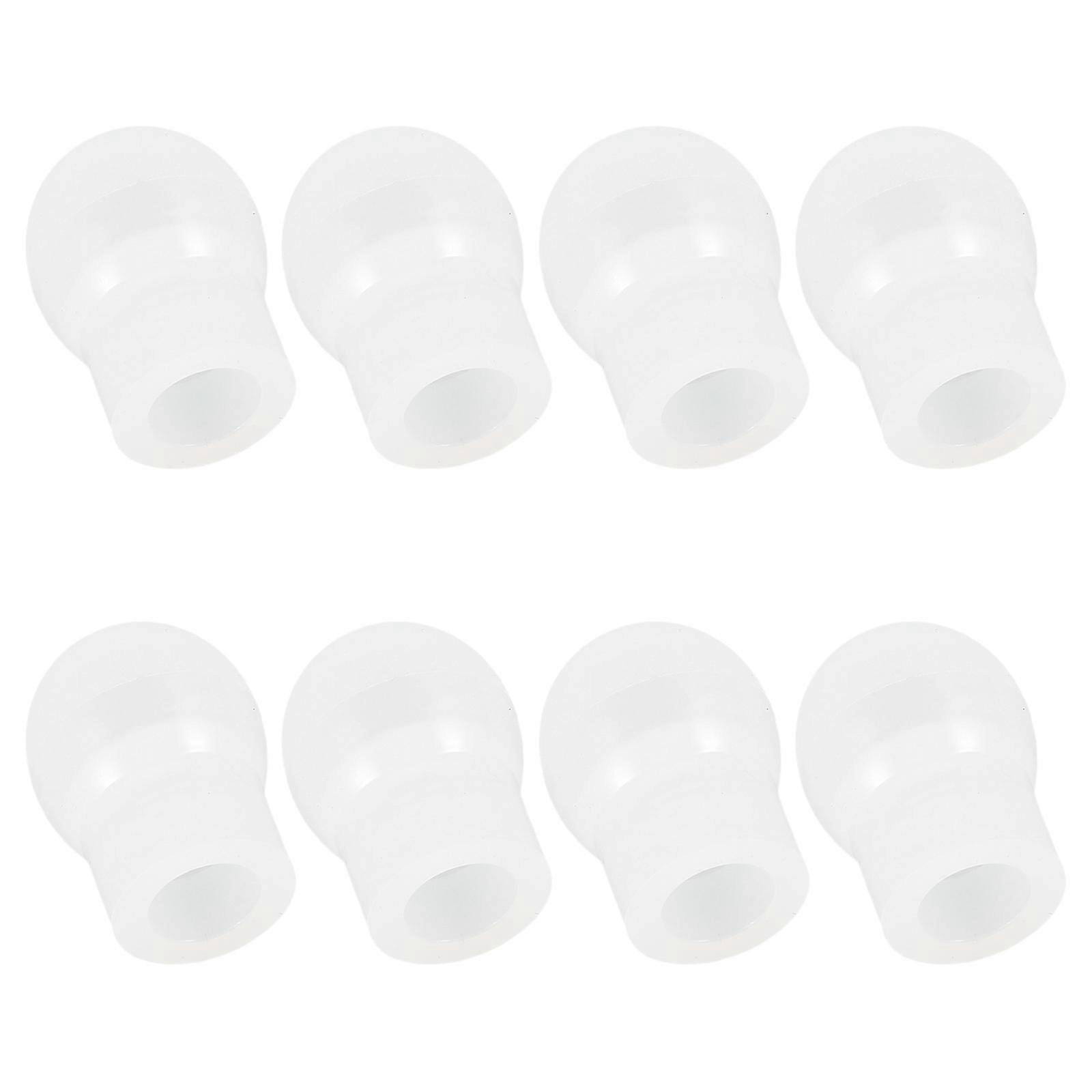 Silicone Ear Tips for Hearing Aid with Transparent Color Soft and Comfortable Replacement Parts for
