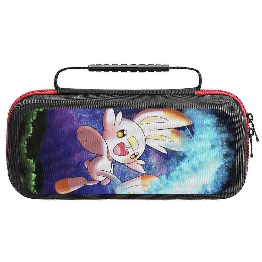 Scorbunny Carrying Case for compatible with Nintendo Switch Hard Shell Portable Travel Carry Case Game Storage Bag