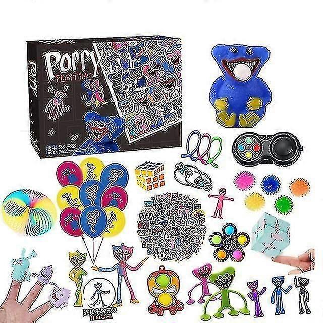 Pop-py Playtime Adventskalender För Barn Julklapp Leksak Set 24 Dagars Nedräkning Till Julklapp Set Julklapp För Barn Vänner - Stil 3