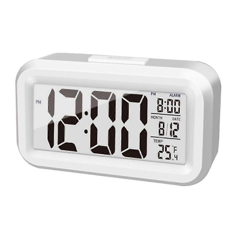 LED Digital Alarm Clock Backlight Snooze Data Time Calendar Desktop Multifunction Electronic Backlight Table Clock
