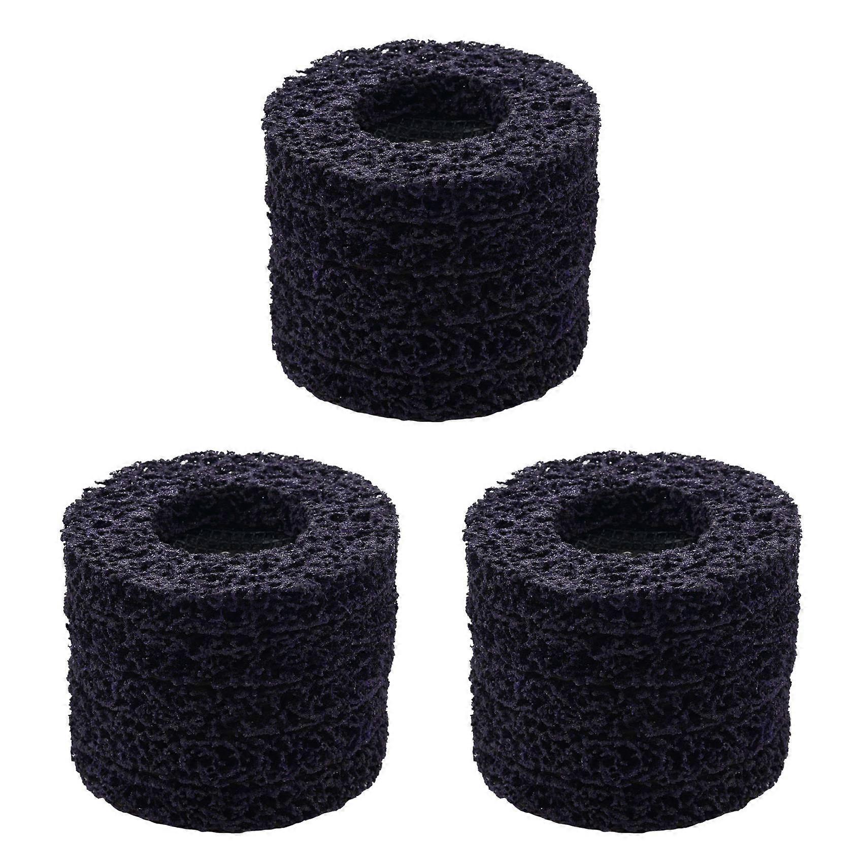 15Pcs Durable Poly Strip Disc Wheel 100X16mm Wood Metal Paint Rust Removal Clean Abrasive Tools for Angle Grinder