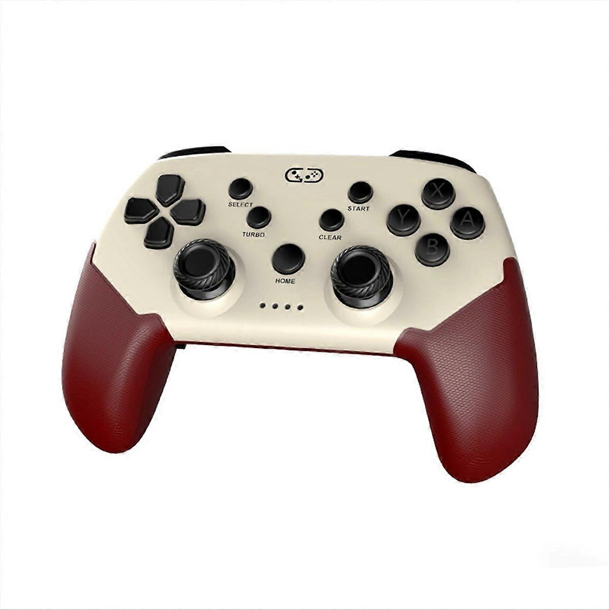 For Switch Pro with Programmable Back Keys Compatible Lite OLED Steam Convenient Bluetooth Wireless Gamepad,Red