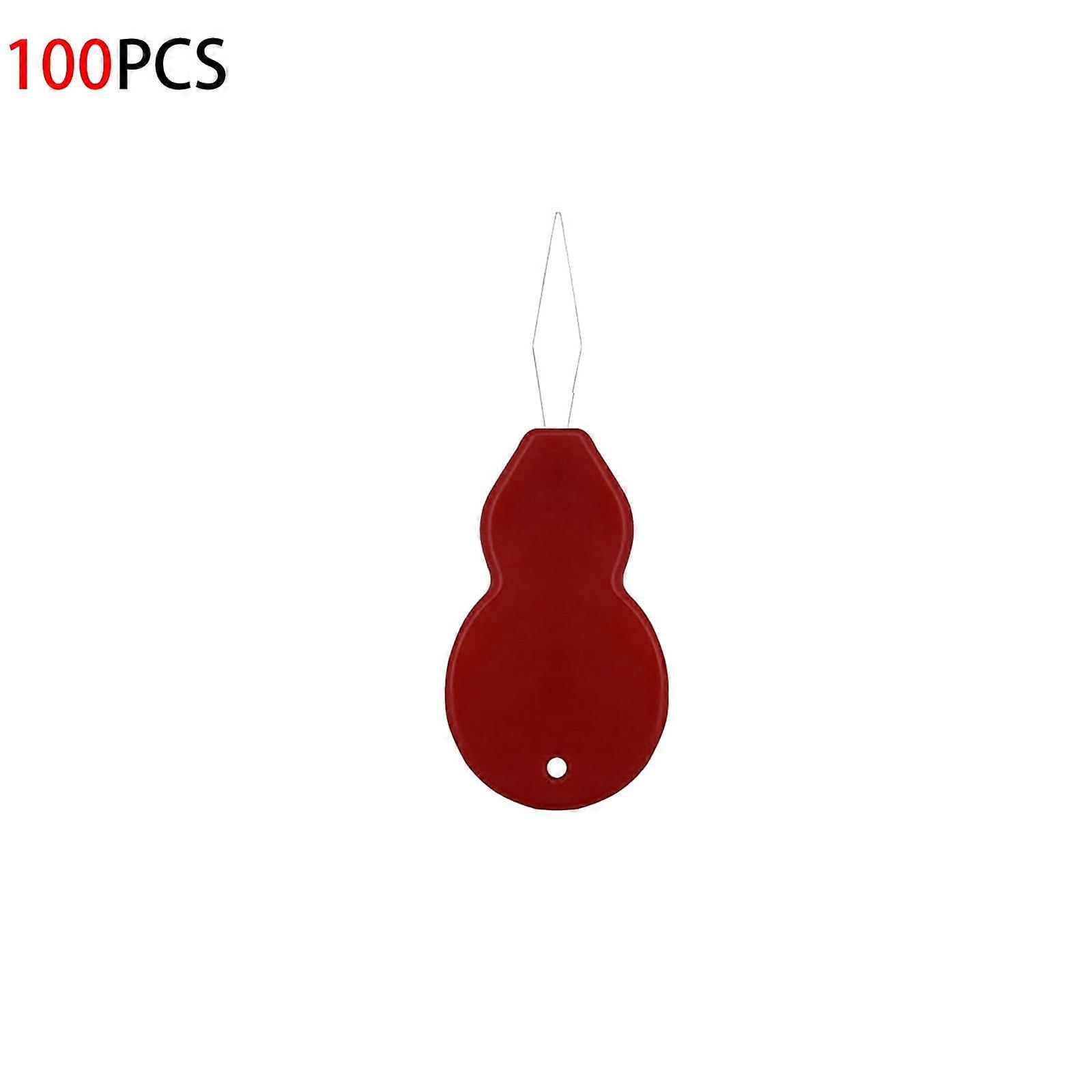 VOSS Needle Threader Coloured Wire Loop DIY Needle Threaders Hand Machine Sewing Tool 100pc