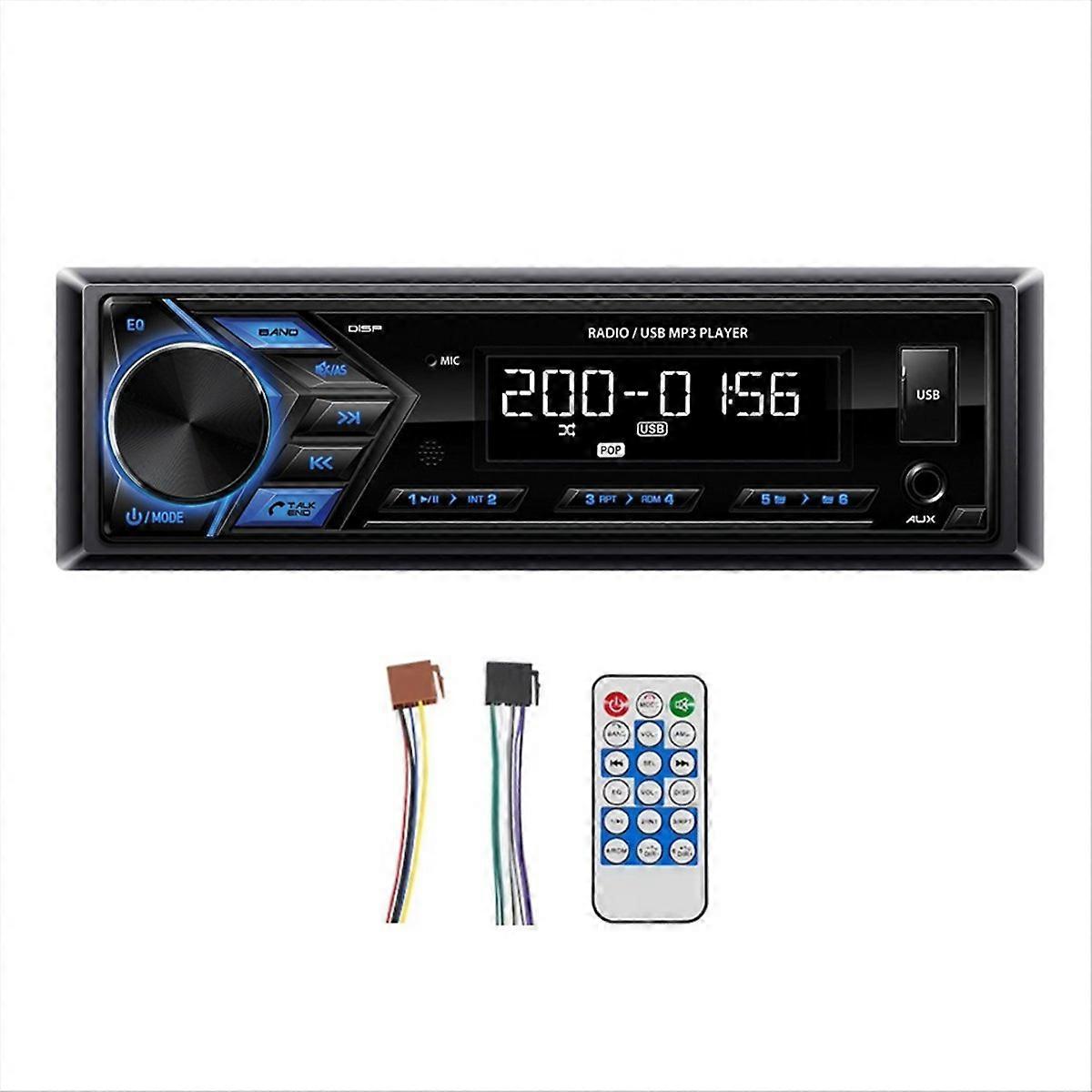 Auto MP3-Player 1 Din USB FM Radio Tuner mit LED-Segmentanzeigen