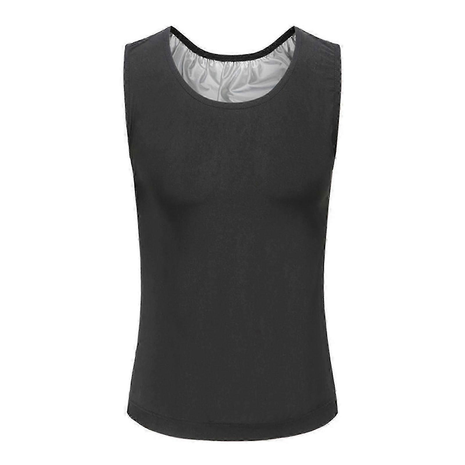 Gynecomastia Compression Tank Top For Men - Breathable Chest Support Shirt With Moisture-Wicking Fabric C