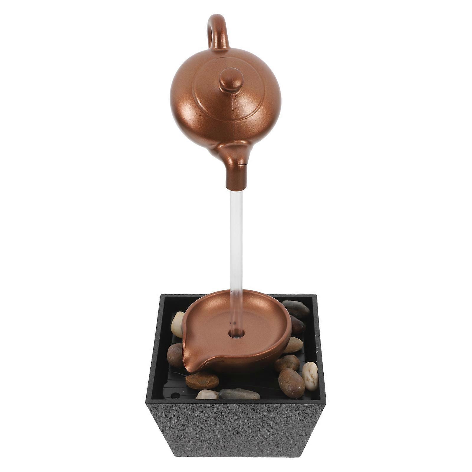 Desk Waterfall Tabletop Fountain for Relaxation with