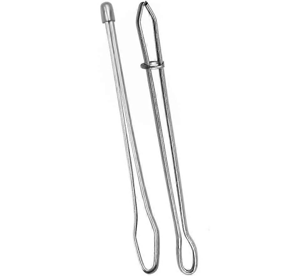 2pcs Rope Threader DIY Waist Band Threading Clip Drawstring Threader Sewing Puller for Hoodie Sweatpant Coat Elastic Replacement