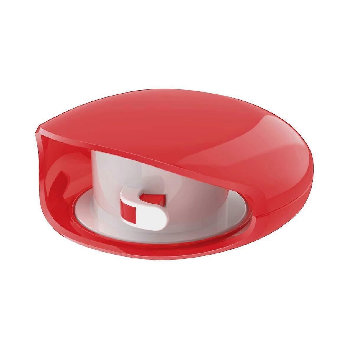 Automatic Retractable Cord Organizer with Universal Cable Winder for USB and Headphone Wires Red