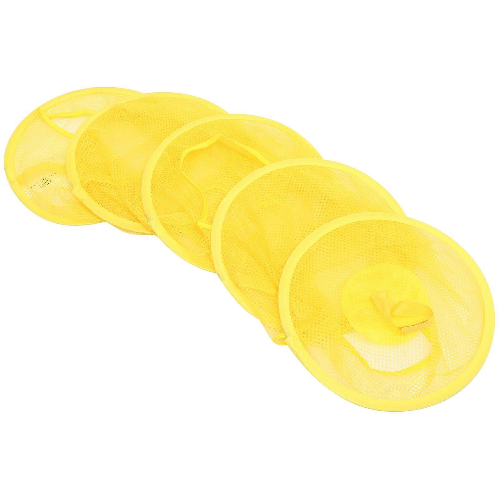 Multifunctional Storage Underwear Drying Rack For Home Use In Yellow 3Pcs