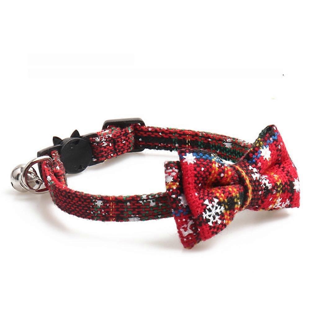 Adjustable Pet Collar Christmas Cat Collar Use with 2Pcs Collection