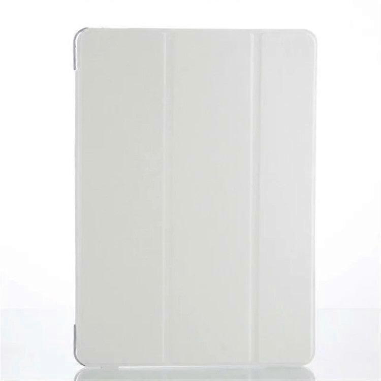 Stylish Case For Ipad 2017 10.5"trifold White Silk Texture Sleeping Leather