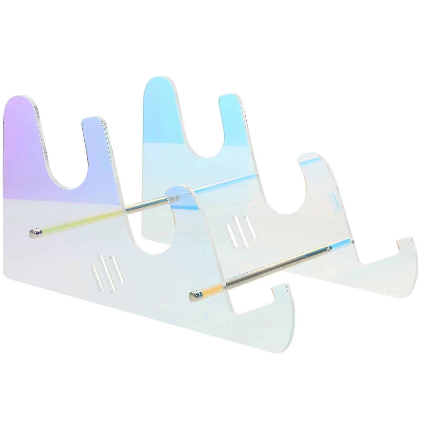 3 Tier Acrylic Keyboard Stand Multi Color Mechanical Holder 4Pcs