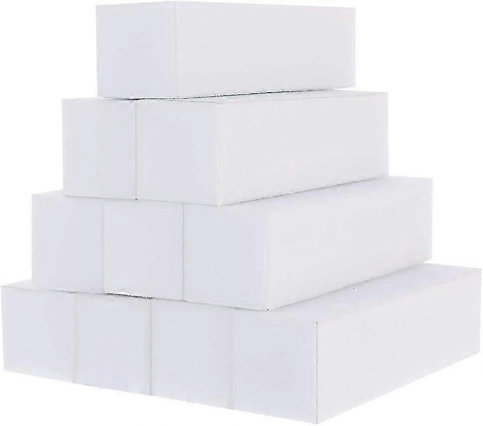 10 Pcs White Nail Buffer Blocks, Professional Salon Nail Buffering Block, Nail Art Tips Tools