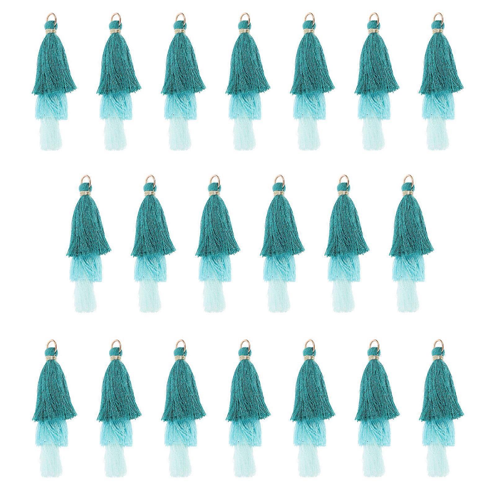 Decorative Tassel Pendants Tassel Keychains for Decoration 40Pcs