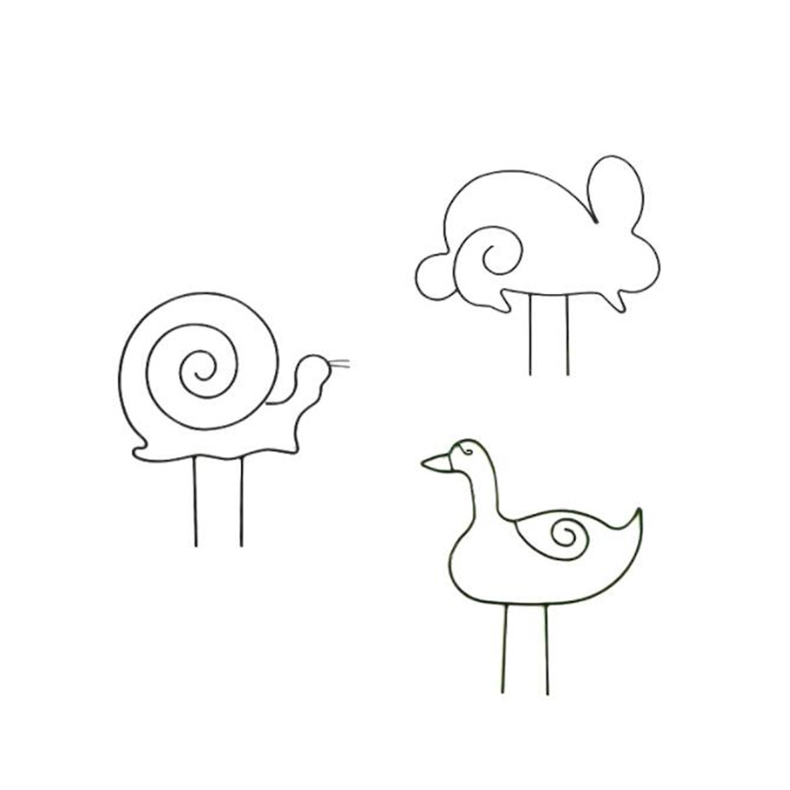 Garden Trellis - Snail & Rabbit Design - Easy To Use - Solid & Durable - Functional & Decorative - Wide Use
