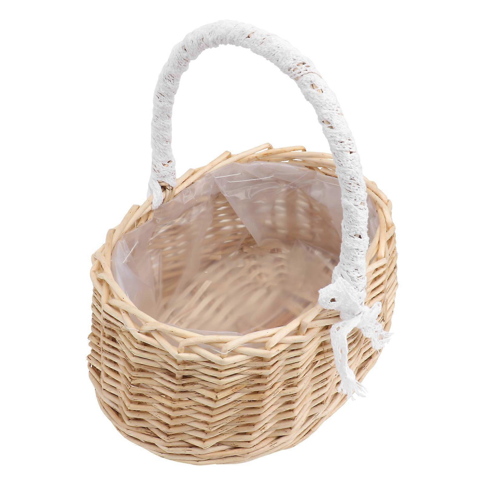 Wedding Flower Baskets Artistic Design Storage Function Bedroom Decoration 1Set