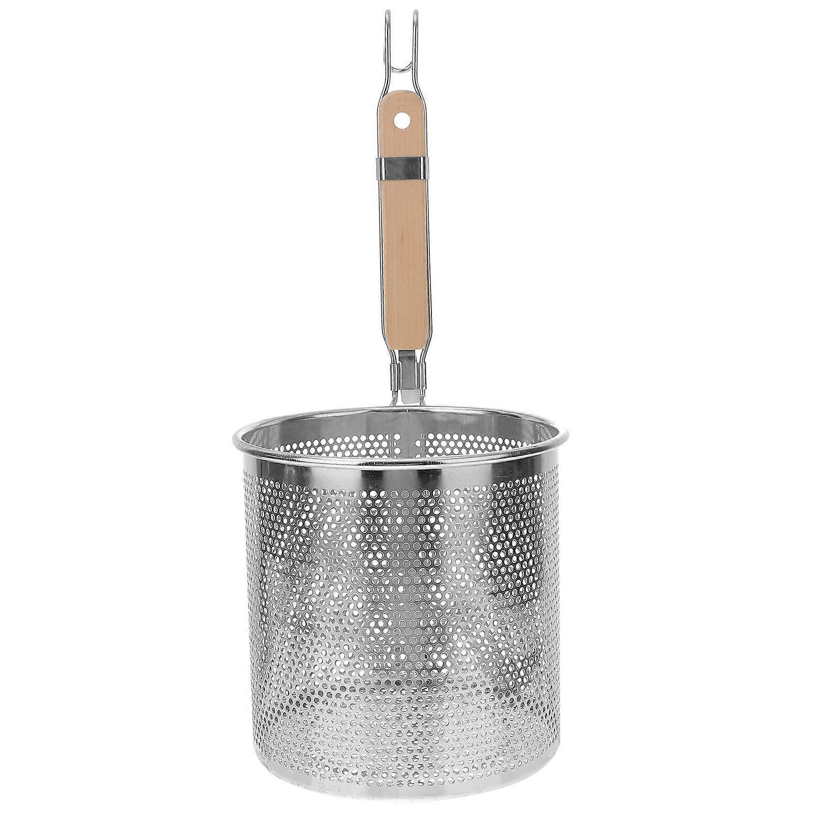 Filtering Colander Practical Stainless Steel Colander for Kitchen Use 1Pcs
