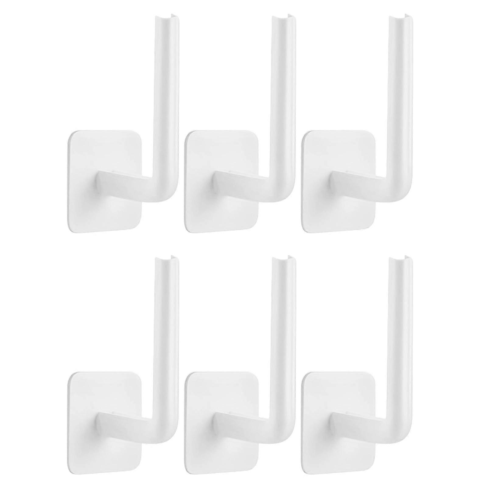 Hat Rack Wall Mounted Baseball Cap Holder, Strong Adhesive SpaceSaving Hat Organizer, 6 Pack