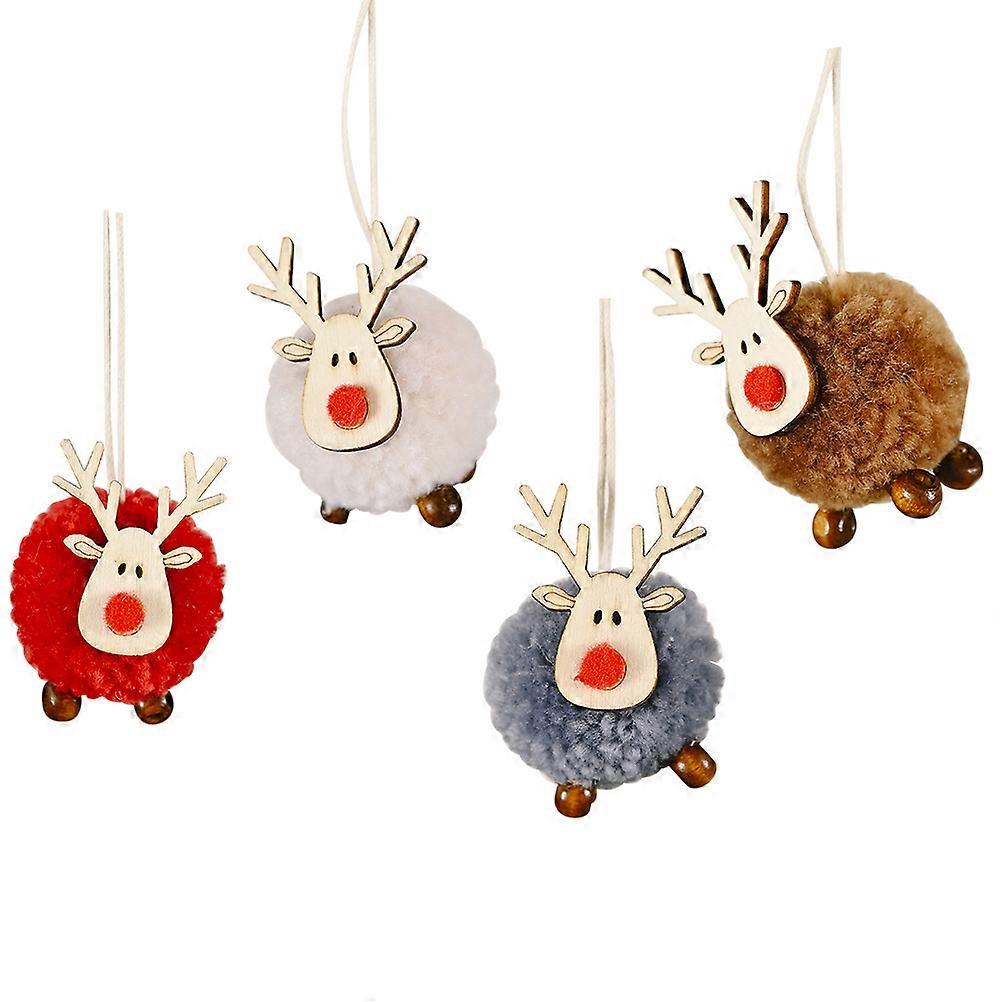 Tree Pendant Christmas Celebration Home Decoration 4Pack