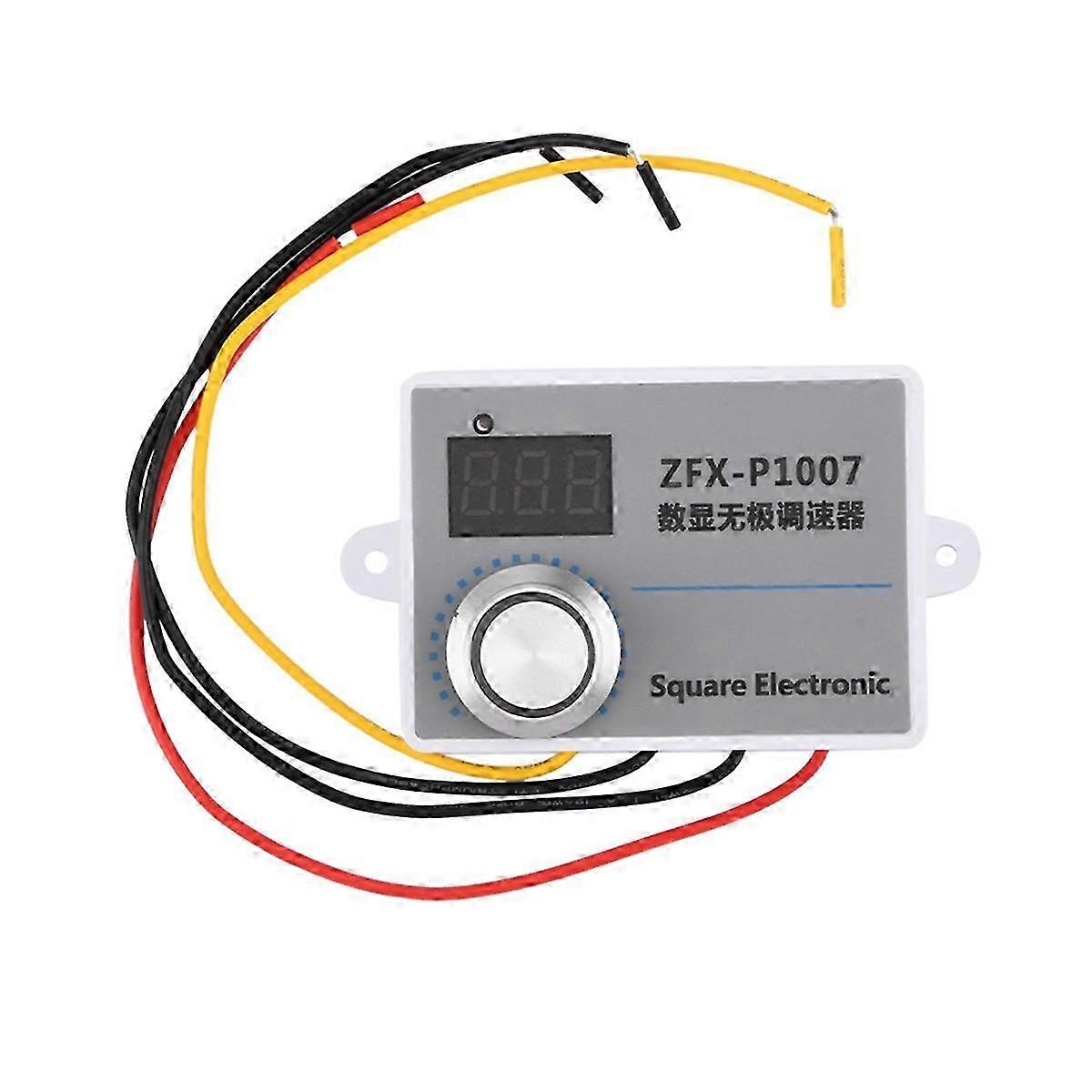 500W Adjustable 220V Fan Switch Speed Controller Digital Display Motor Reducer Regulator Speed Controller Power Supply