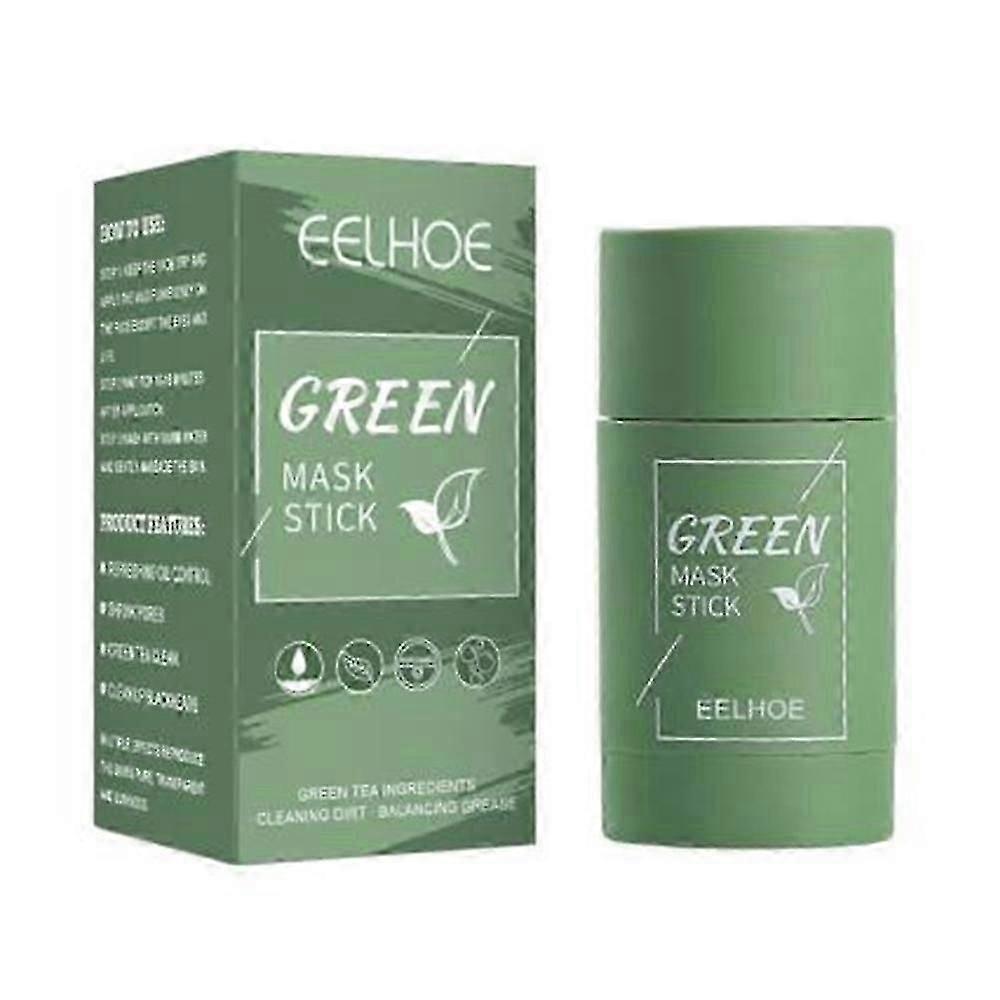Masque facial solide au thé vert