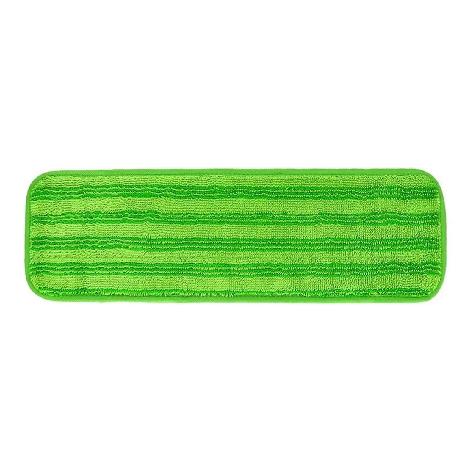 Microfiber Mop Pads Washable Reusable Floor Cleaning Pad Replacement for Multiple Surfaces Green