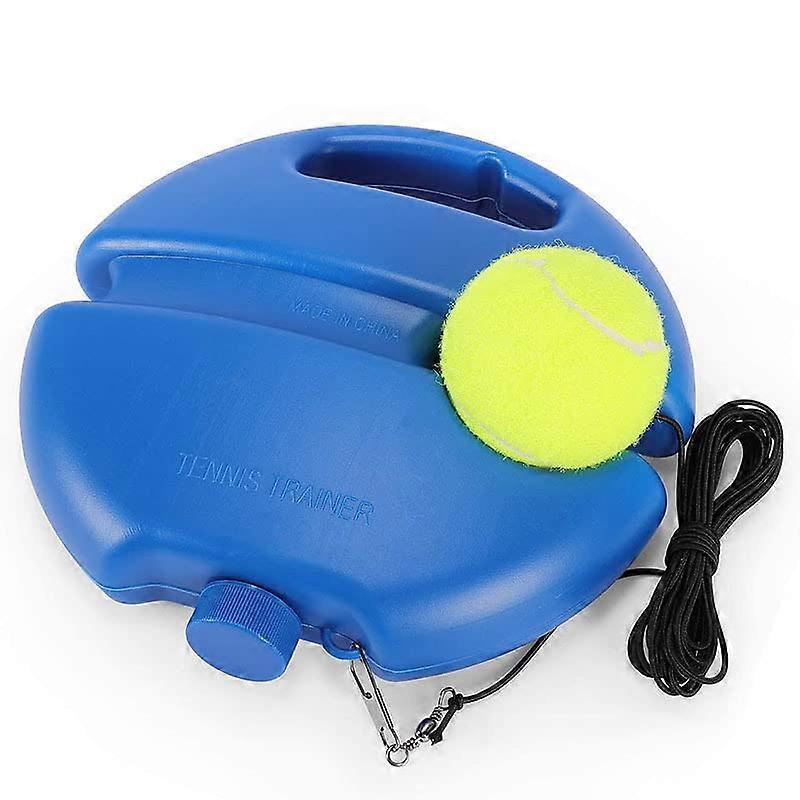 Tennis Trainer Set with Portable Base and Elastic Rebound Ball for SelfPractice Training