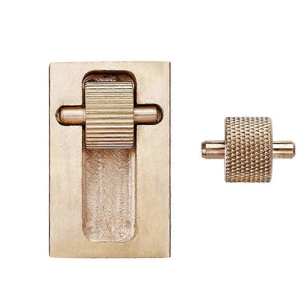 Leather Edge Roller with Durable Brass for Quick Oil Application and Precise Leathercraft Burnishing