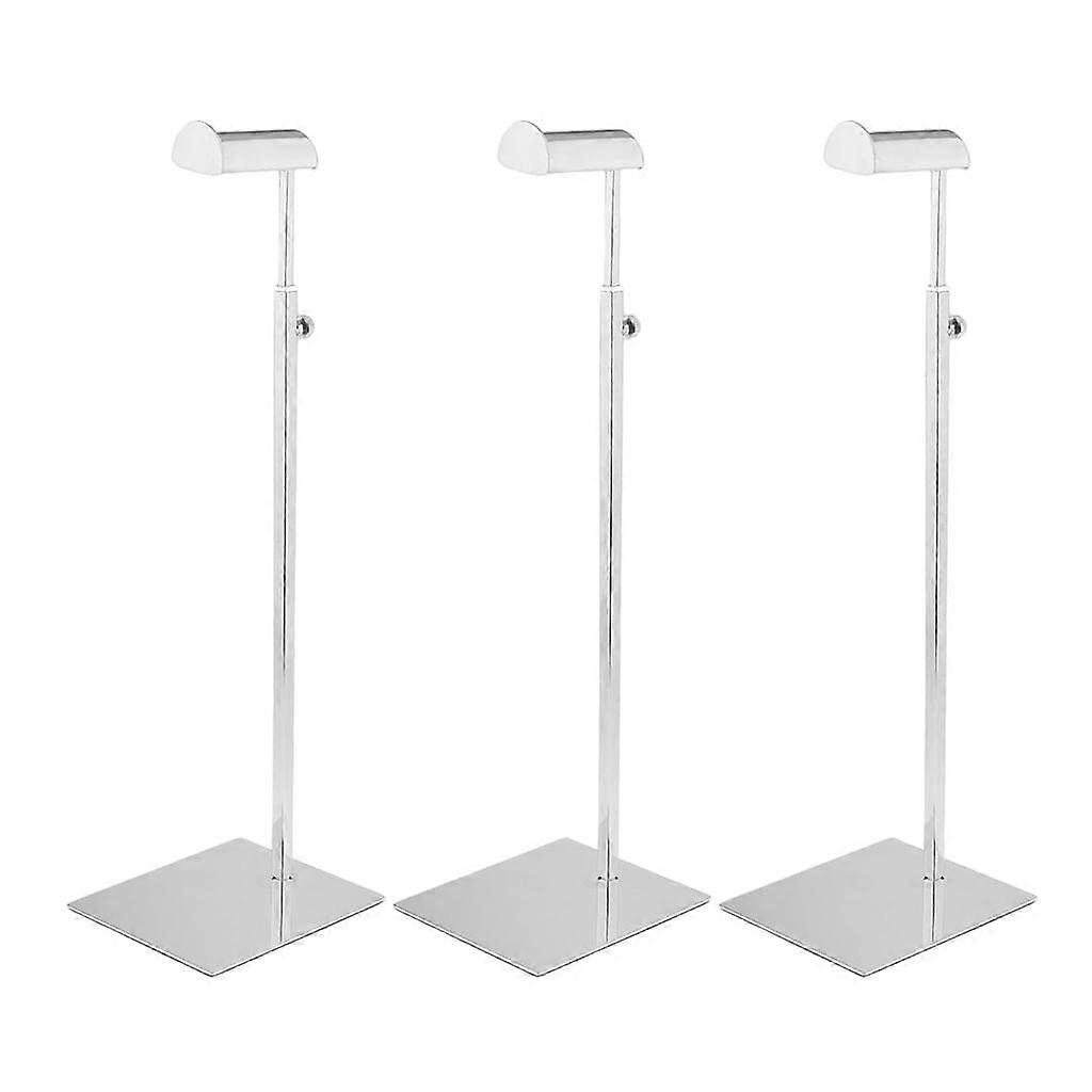 Stainless Steel Handbag Display Stand with Adjustable Height for Retail Stores