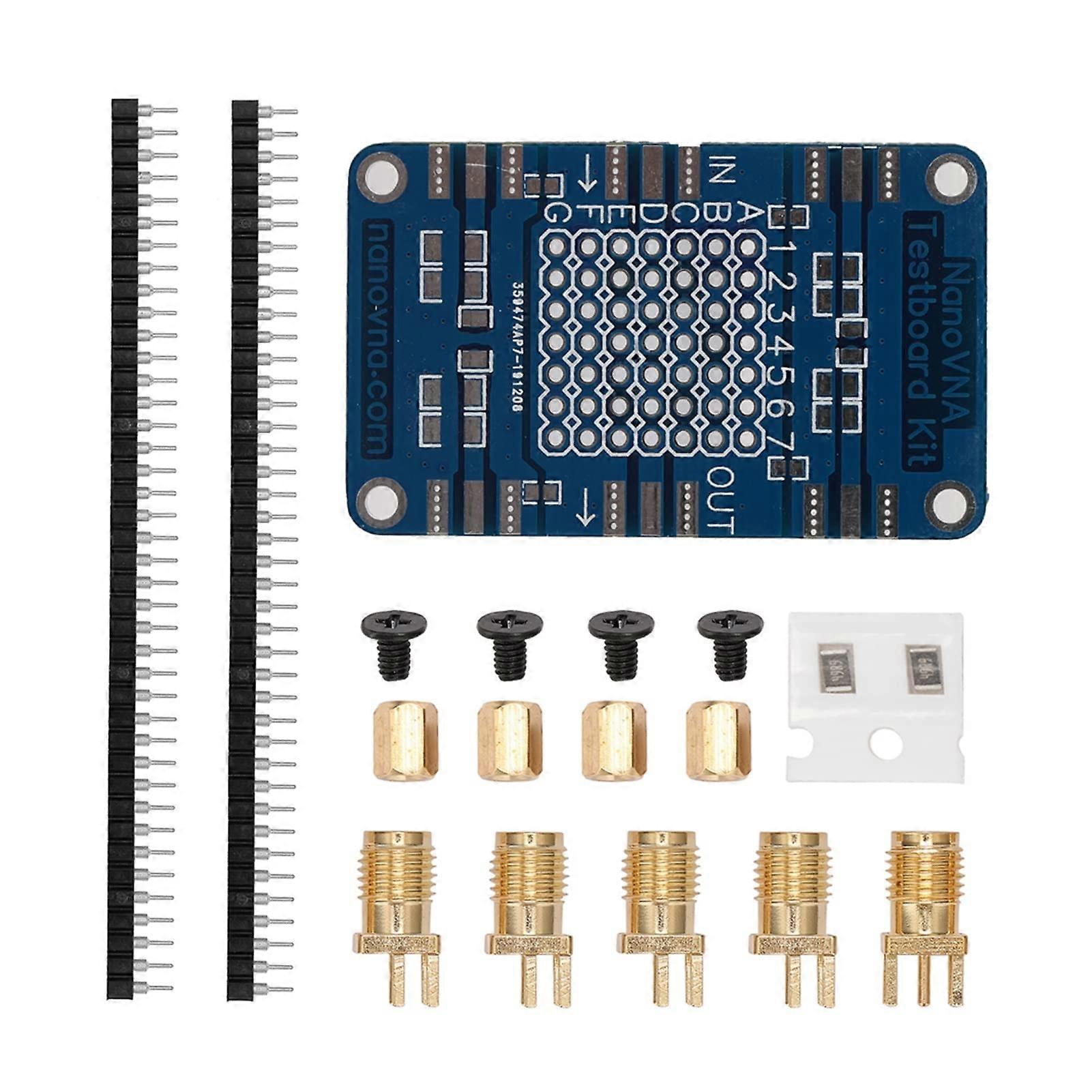 Vector Network Analyzer Test Board Kit for DIP and SMT Devices  Accuracy and Wide Compatibility