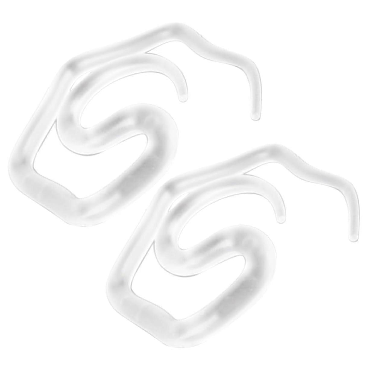 Invisible Hair Bun Maker Tools Transparent Quick Styling Secure Hold for Thin Hair Updos 2pcs