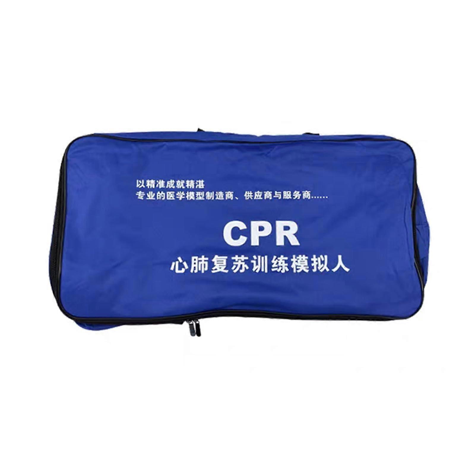 CPR Training Manikin with Lung Bag and Mat, Realistic Face Skin, Professional Practice Kit