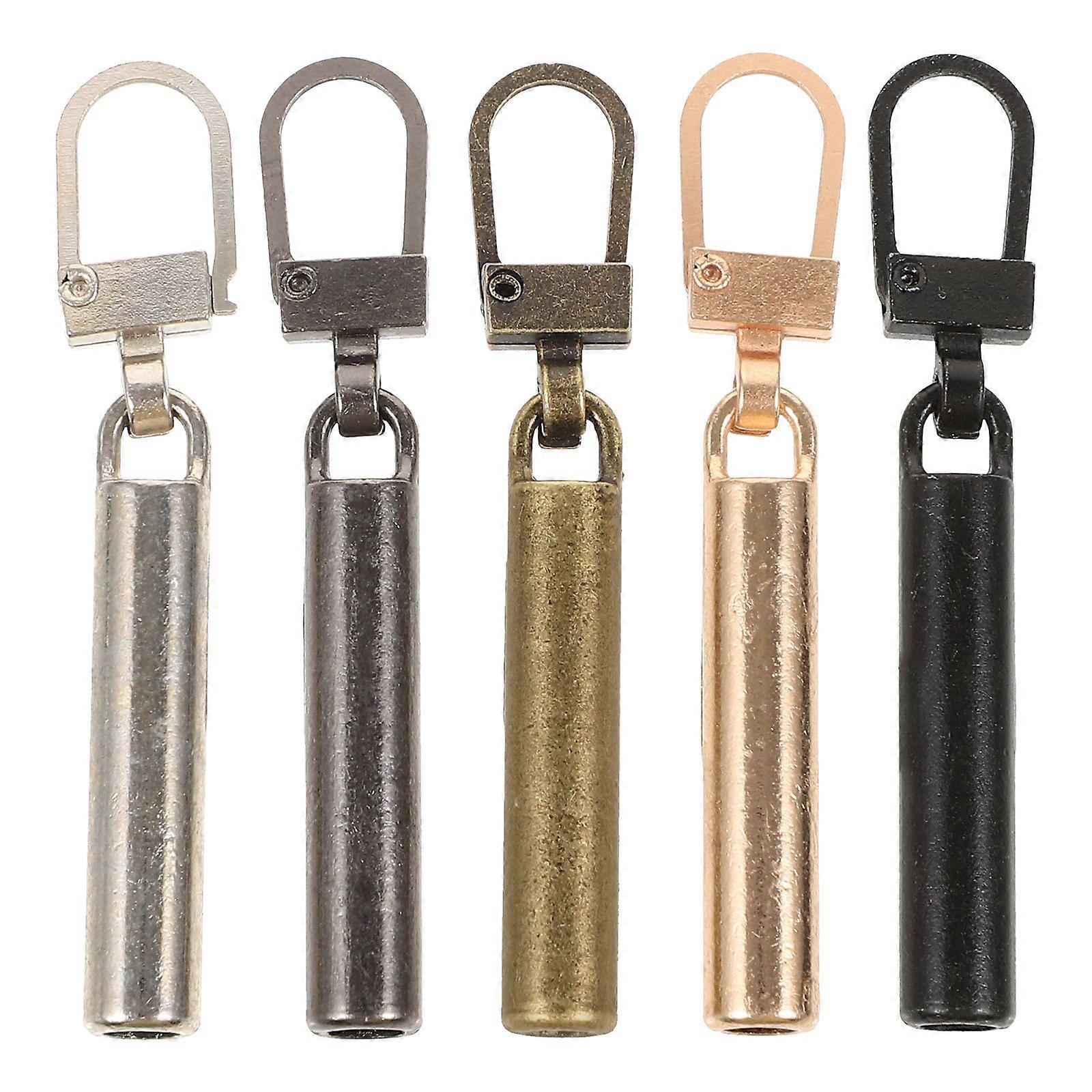 5Pcs Household Zipper Heads Replaceable Zipper Pulls Portable Zipper Tabs for Boot
