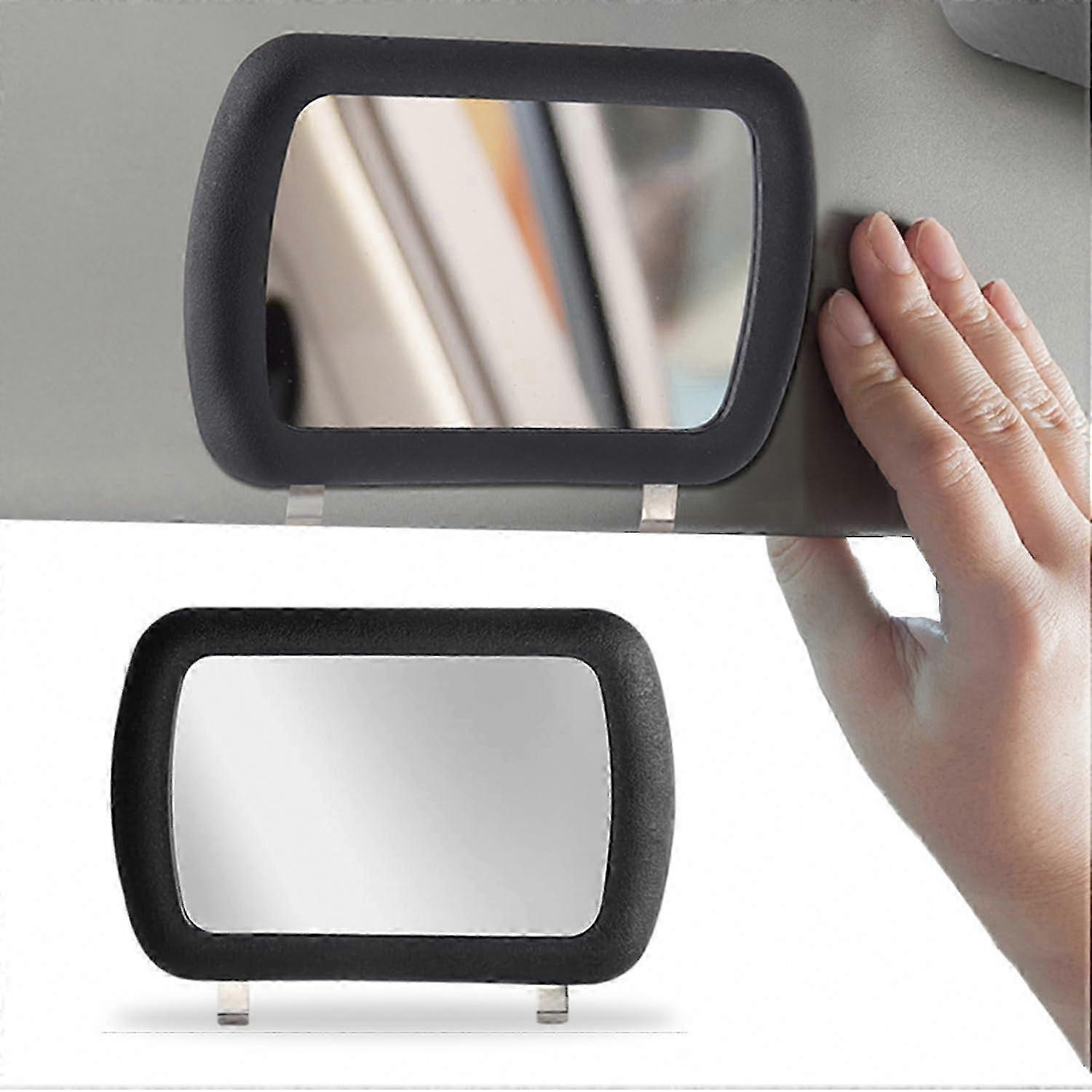 HD Makeup Vanity Mirror for Vehicles with Easy Clip Installation Compatible with Multiple Models