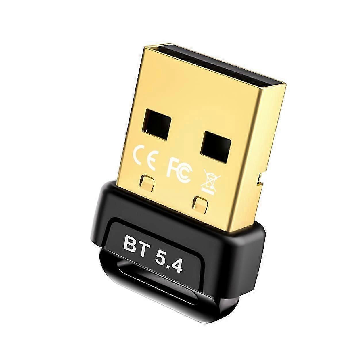 5.4 Bluetooth Adapter Driver-Free /BLE Low Latency Computer External USB Mini Bluetooth