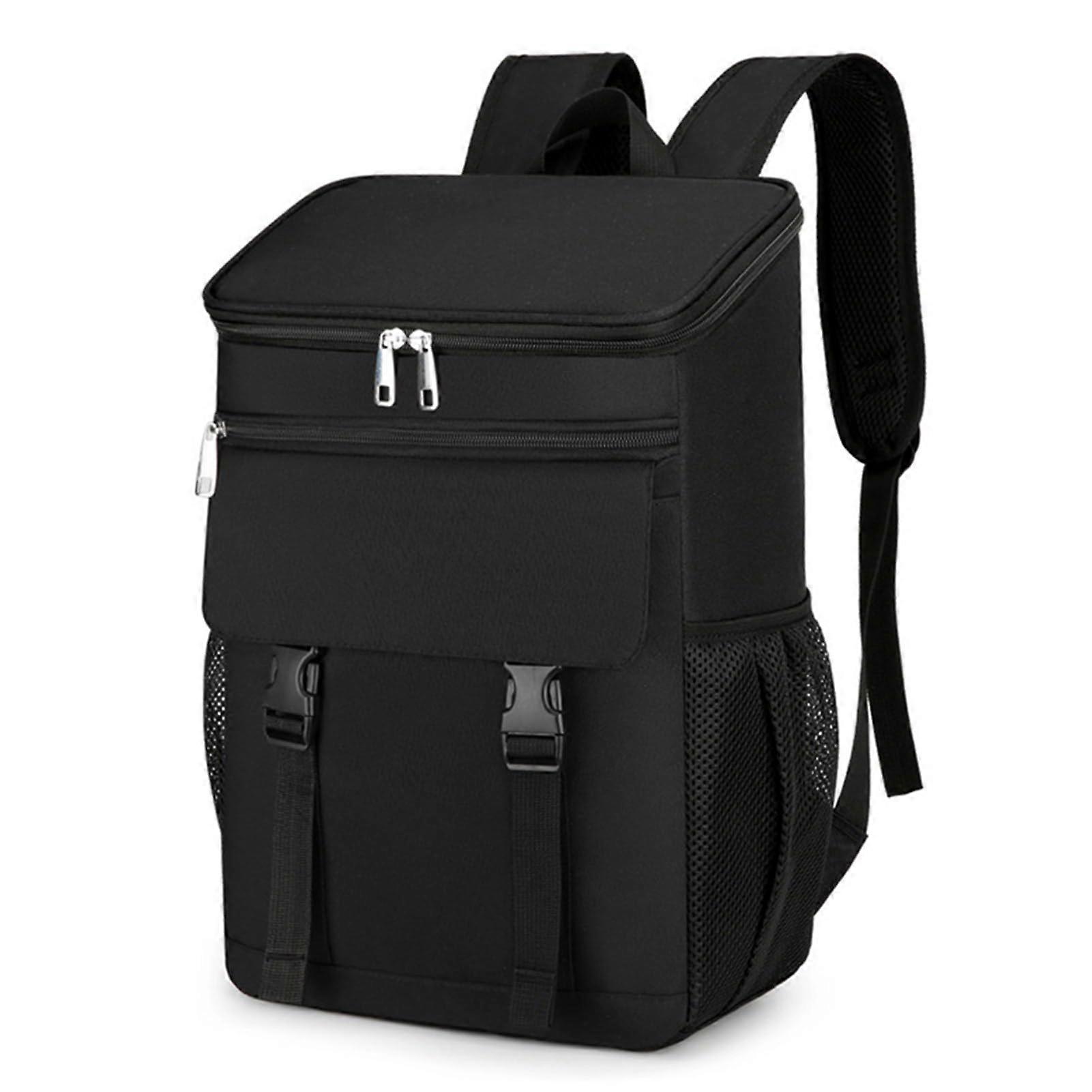 Cooler Backpack with LeakProof Insulation for Camping Hiking Beach Picnic Work Lunch, Black