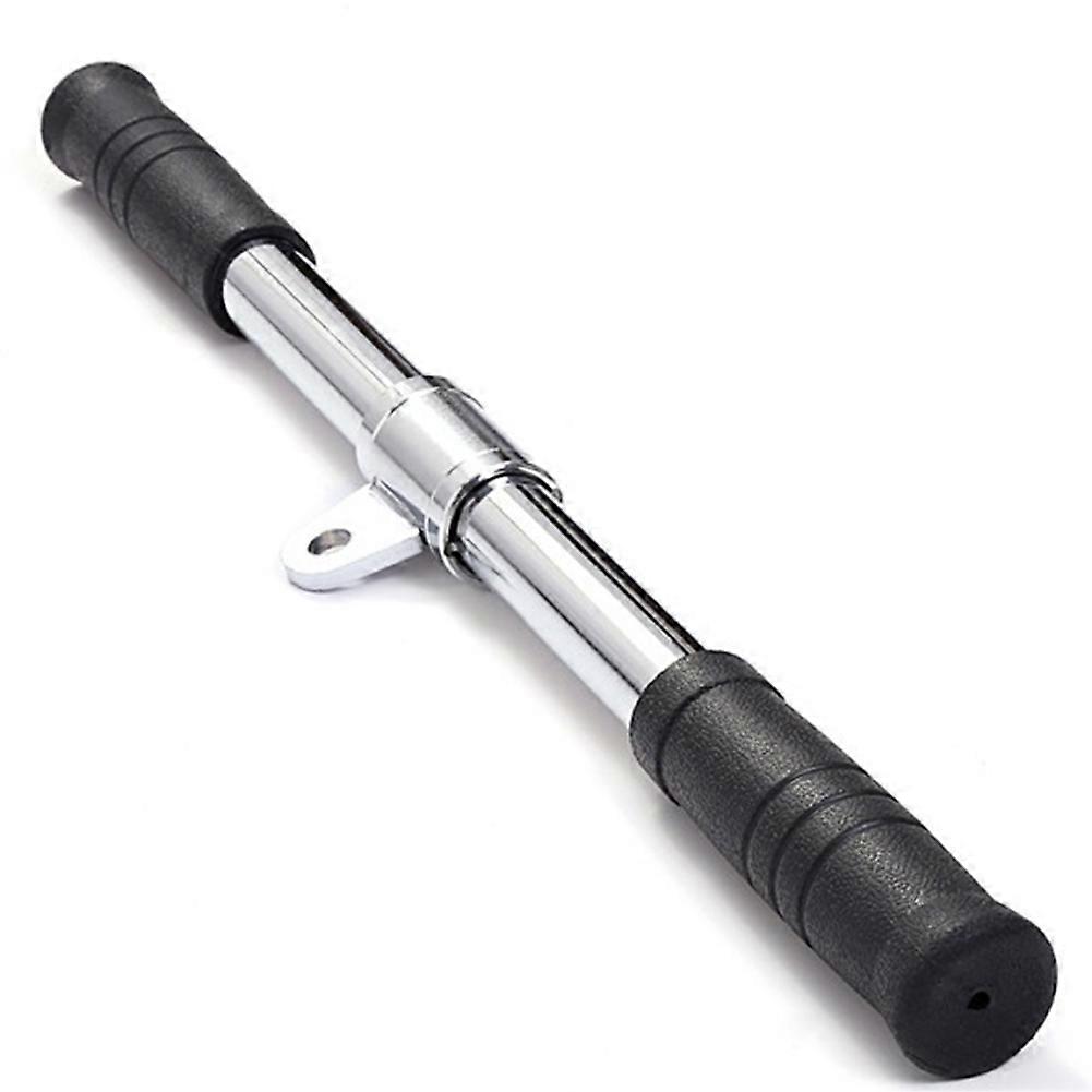 Pull Down Bar Gym Rotating Straight Bar for Cable Machine Attachments