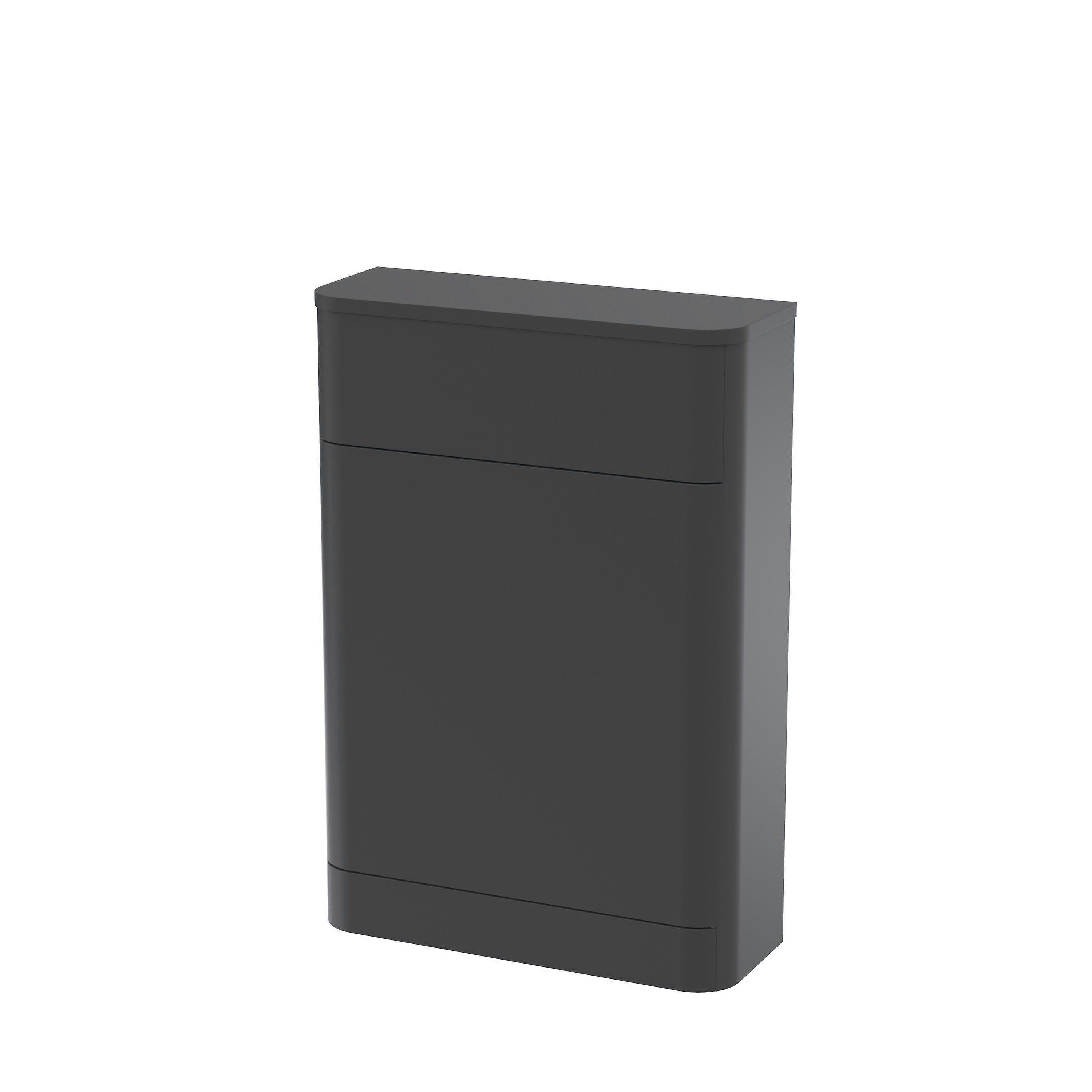 Floor Standing WC Toilet Unit, 550mm - Dark Grey Finish with Sleek Modern Design, Durable Style for Bathrooms by Balterley