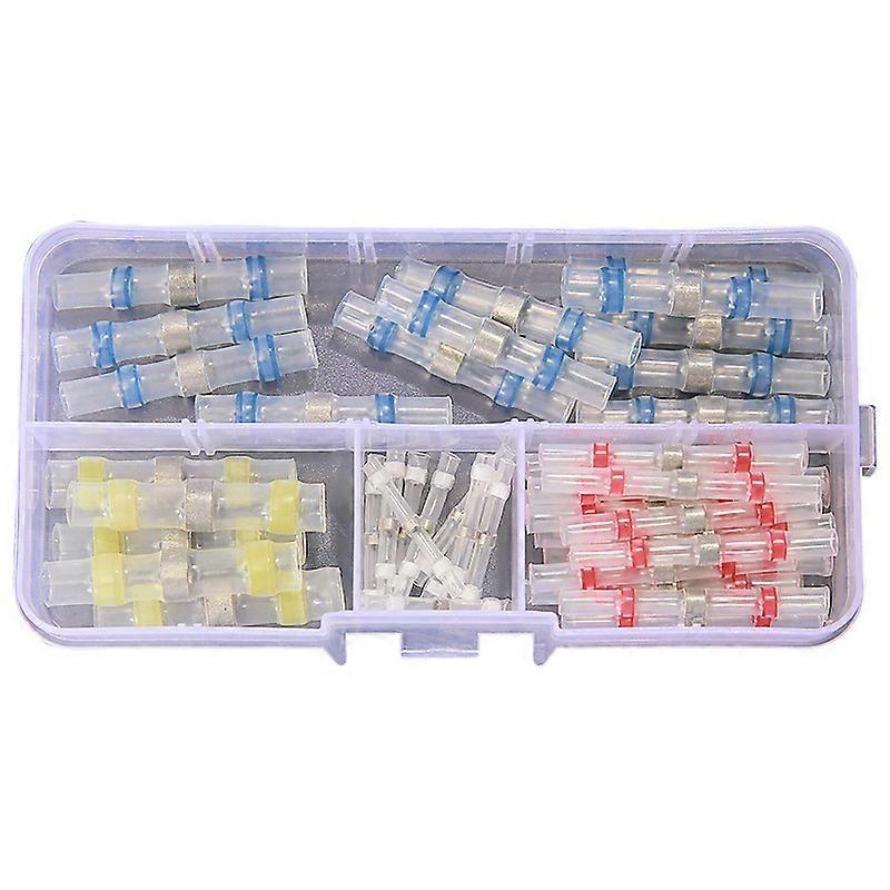 50Pcs Connector Heat Shrink Sordering Terminals Electronic Cable Kit