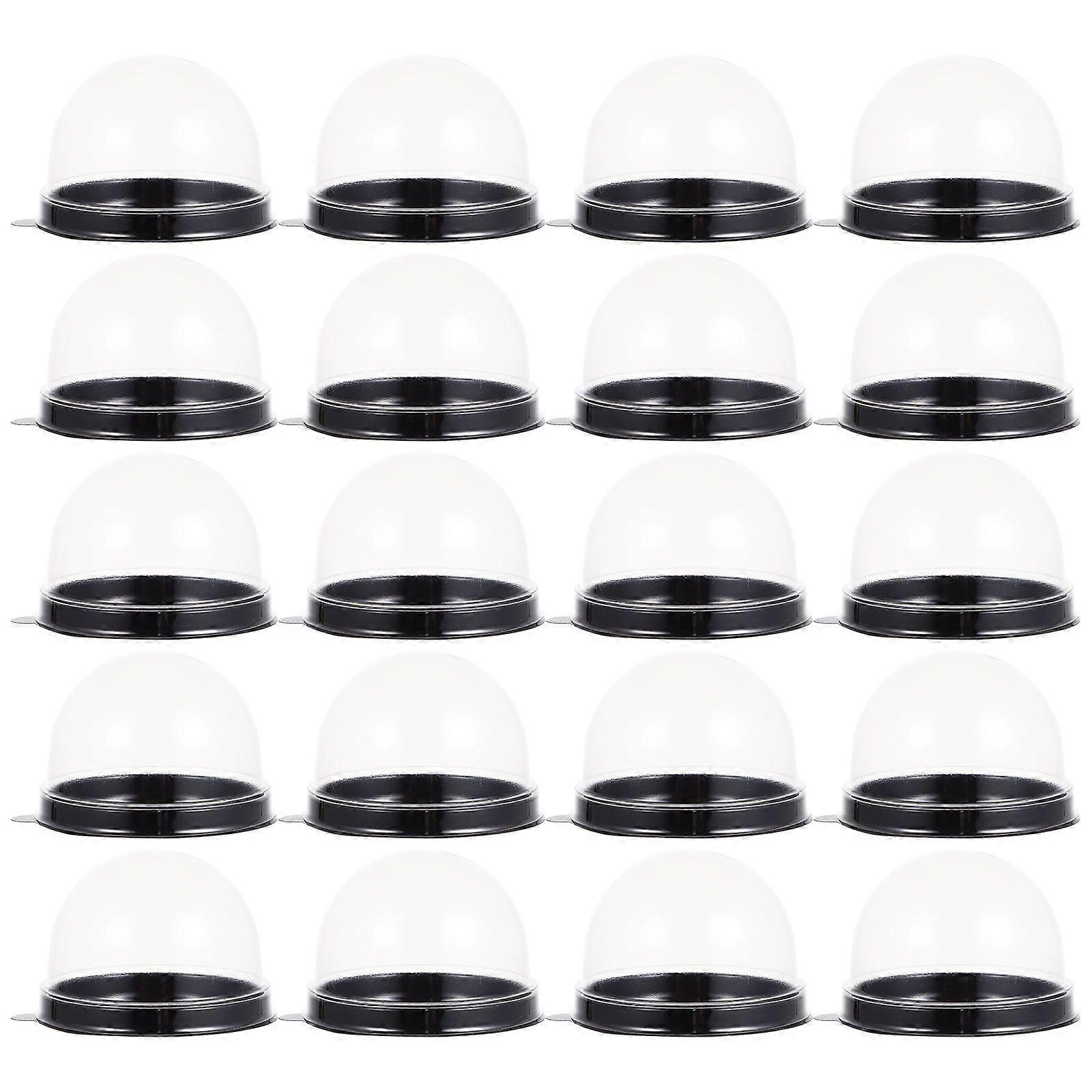 50pcs Creative Cupcake Packaging Boxes Baking Cake Dome Cases Moon Cake Holders
