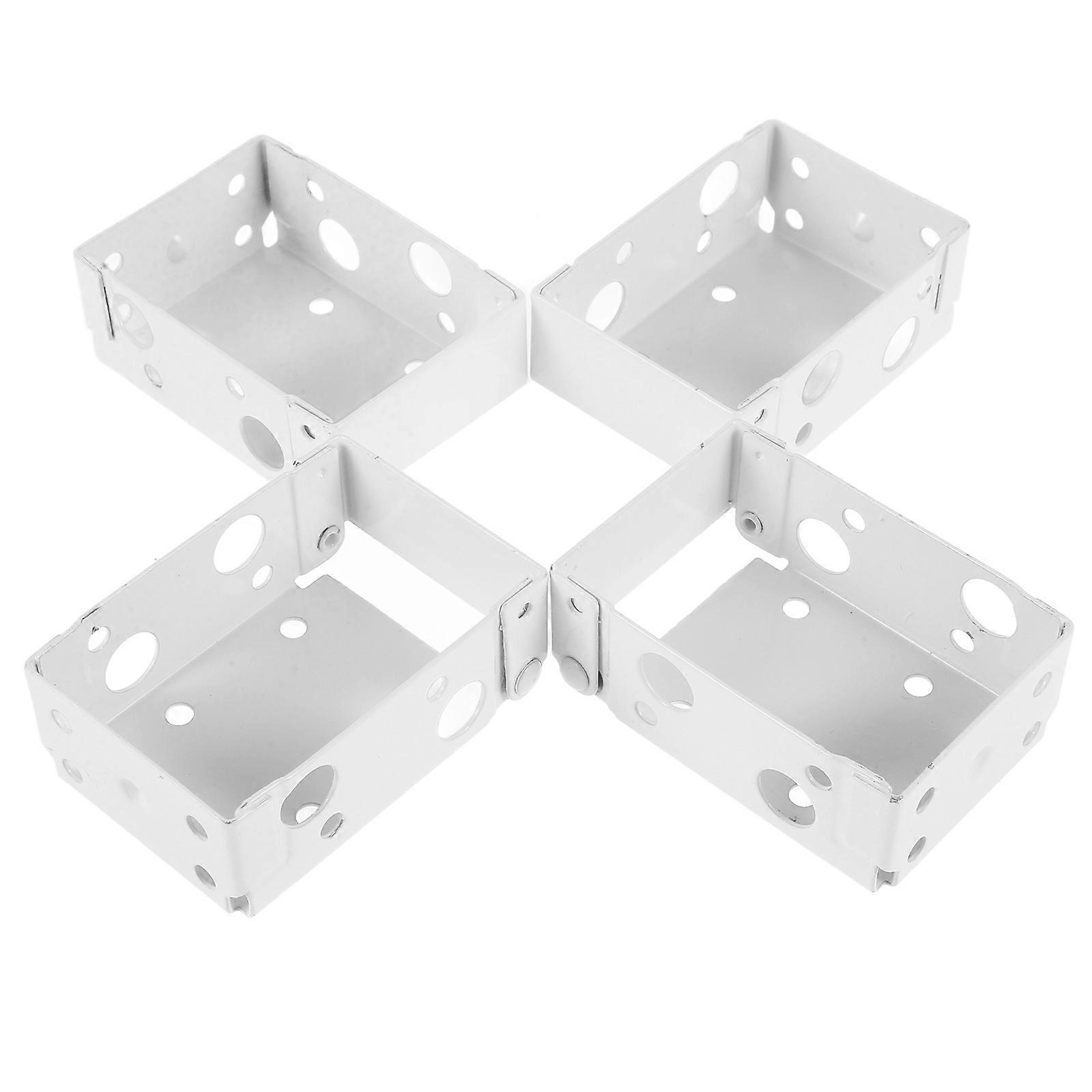 Mounting Brackets for Blinds White Blind Brackets for Replacement 4Pcs