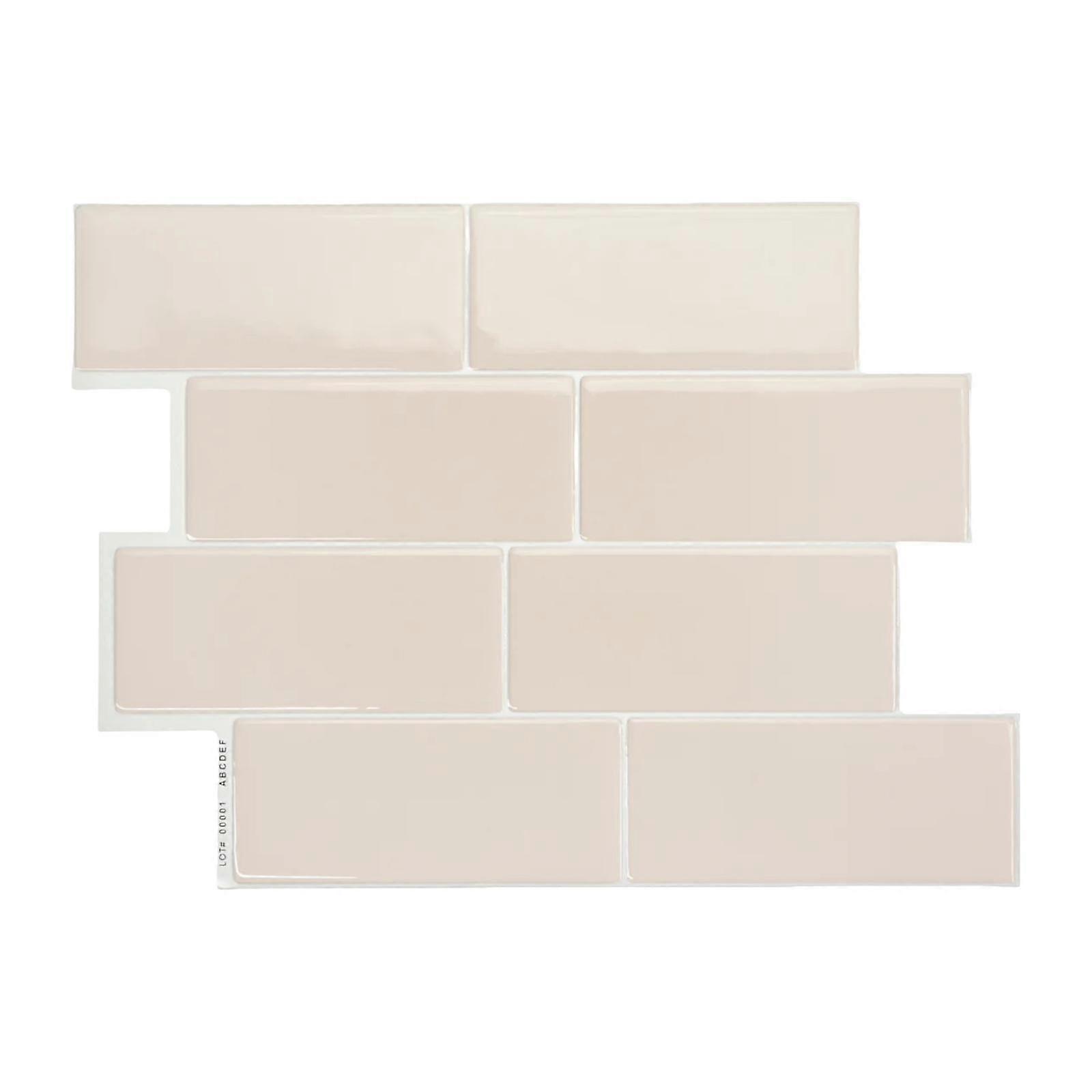 Peel and Paste Wall Tile Paste on Tile Waterproof Wall Sticker Backsplash for