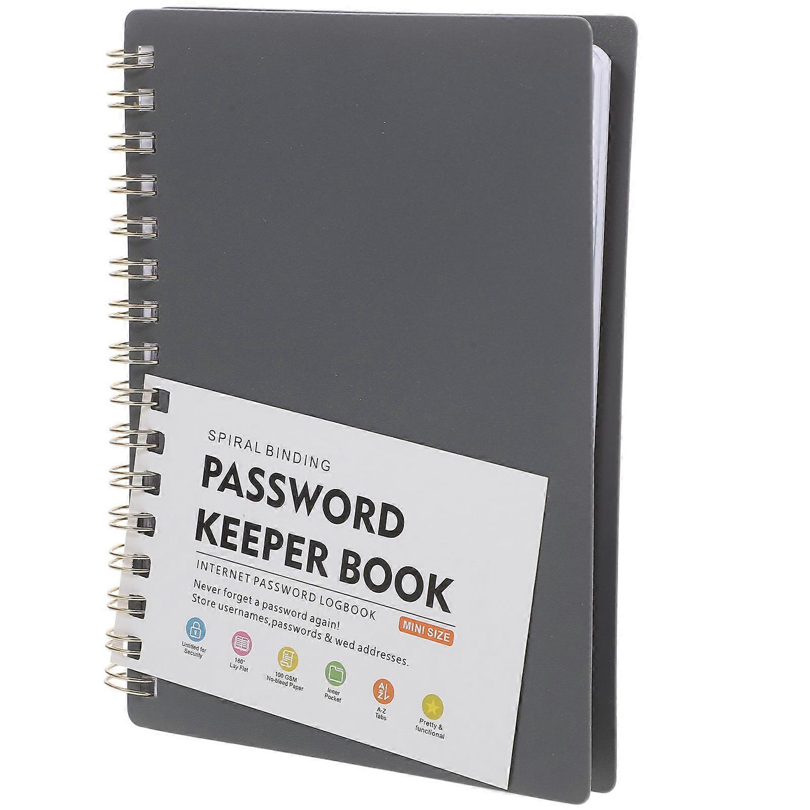 Password Book Organizer with Tabs for Efficient Password Storage